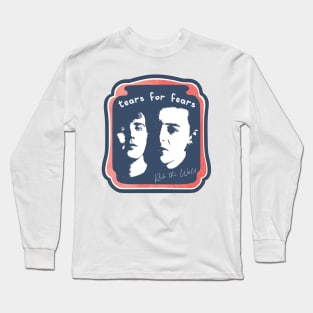 Tears For Fears Design / Vintage-Style 80s Long Sleeve T-Shirt